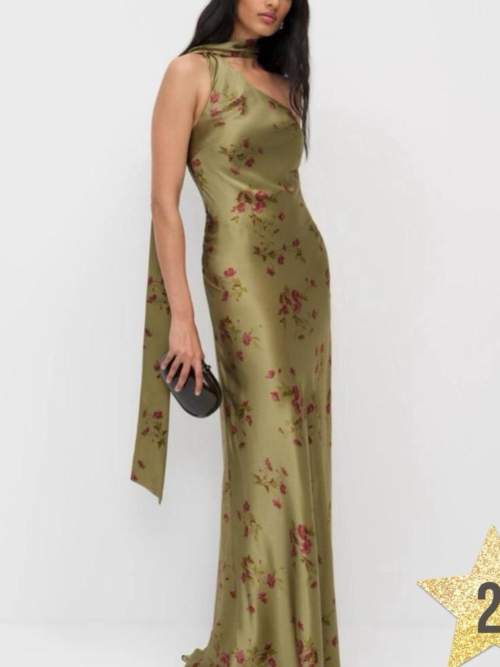 NWT Reformation Jazzlyn Silk Dress size 2! Color “Desi”